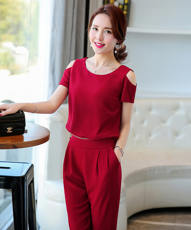 Bộ Đồ Bay Trễ Vai Sành Điệu - Js27037 (JS27037) chụp thực tế - Thời Trang Minh Ngọc