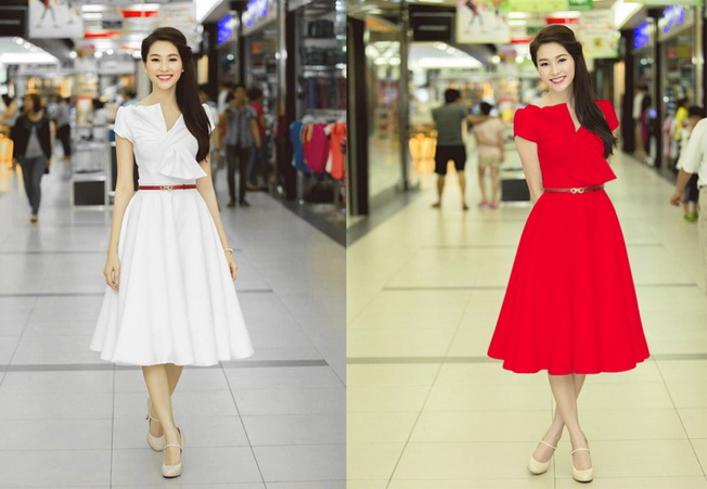 Đầm Thun Hoa Hậu Thu Thảo - 1701