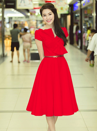 Đầm Thun Hoa Hậu Thu Thảo - 1701