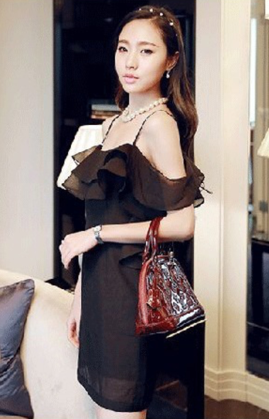 Đầm Dây Dún Ngực - 1987 - 1987 chụp thực tế tại Thời Trang Minh Ngọc