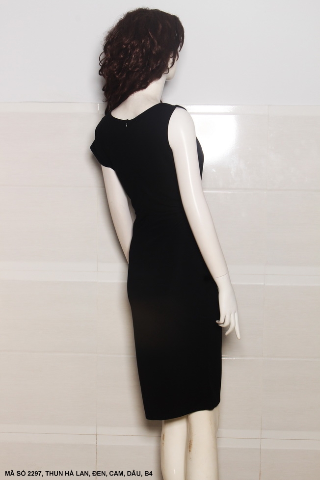 Đầm Lai Xéo Vai Lệch Dún Bên Hông - 2297
