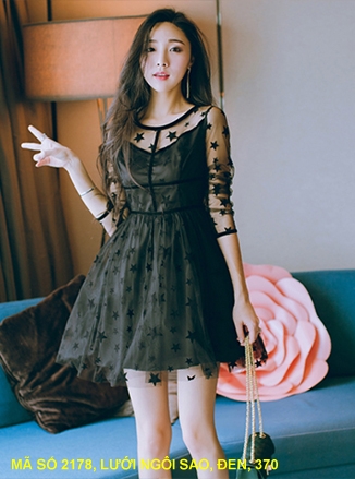 Đầm Xòe 3 Tầng - 2179 (2179) chụp thực tế - Thời Trang Minh Ngọc