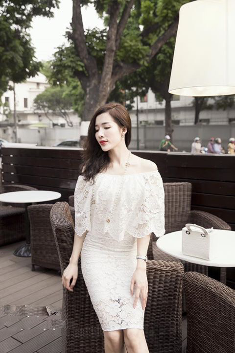 Đầm Kim Tuyết Sang Trọng - 50 (50) chụp thực tế - Thời Trang Minh Ngọc