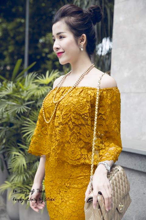 Đầm Kim Tuyết Sang Trọng - 50 (50) chụp thực tế - Thời Trang Minh Ngọc